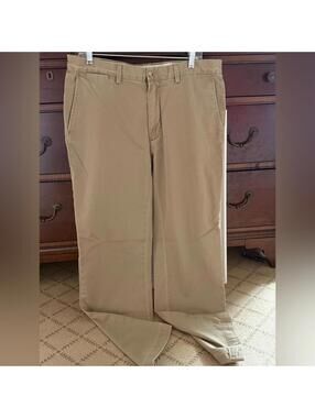 Polo By Ralph Lauren Classic Fit British Tan Khaki Pants 35 x 32